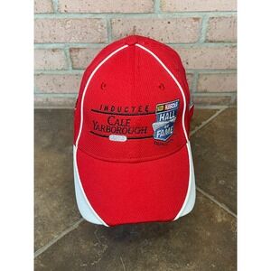 NASCAR Hall of Fame Cale Yarborough 2012 Inductee Hat Red Joe Gibbs Racing 11